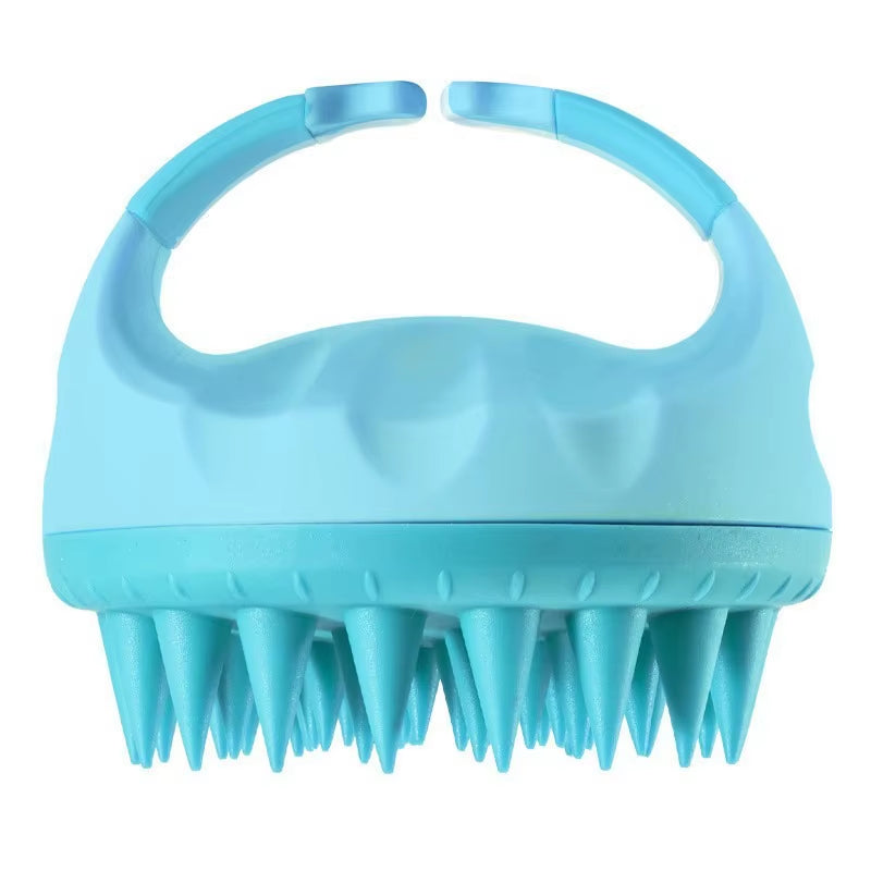 Shampoo Head Scalp Massage Brush Silicone Soft Skin Friendly Hair Washing Massager Comb SPA Massage Brush Beauty Hair Tool Salon