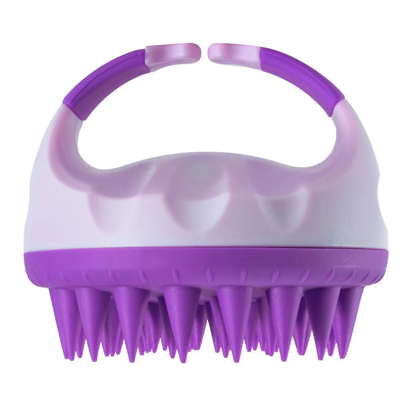 Shampoo Head Scalp Massage Brush Silicone Soft Skin Friendly Hair Washing Massager Comb SPA Massage Brush Beauty Hair Tool Salon